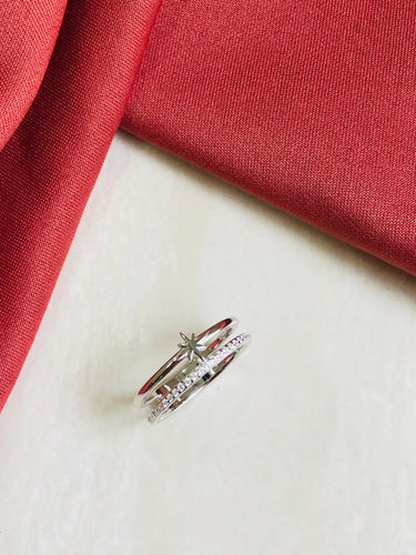 925 Silver Dual Band Ring
